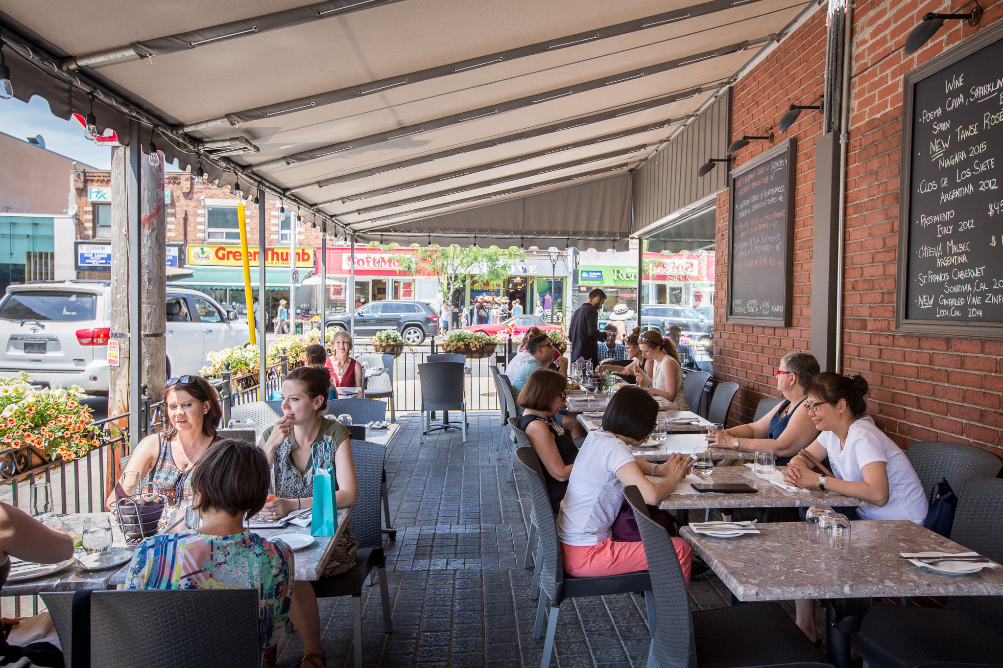 Toronto Patio Guide Queen's Pasta Cafe